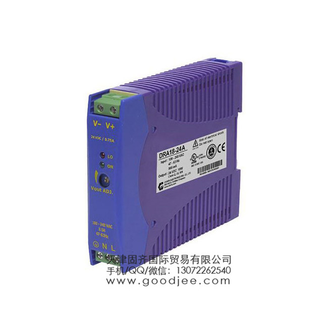 Chinfa DIN ��܉�ԴDRA18-24A 18W, 750mAݔ�� 24V dc