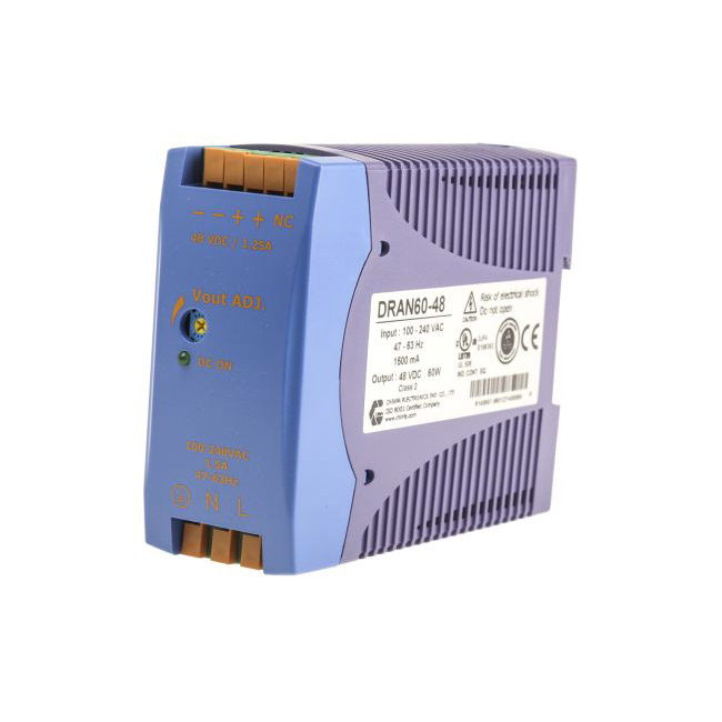 Chinfa DIN ��(d��o)܉����尲�b�ԴDRAN60-48 60W, 1.25Aݔ�� 48V dc