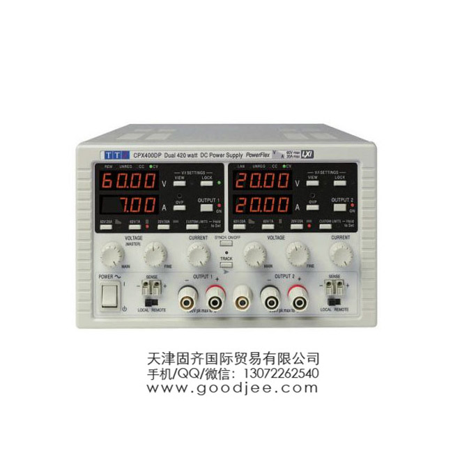 Aim-TTi CPX400D �_ʽ�Դ, 2 ݔ��, 0 �� 60V, 0 �� 20A, 840W